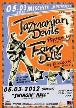 !!! THE TAZMANIAN DEVILS (psychobilly - Германия), Fancy Dolls (Германия)